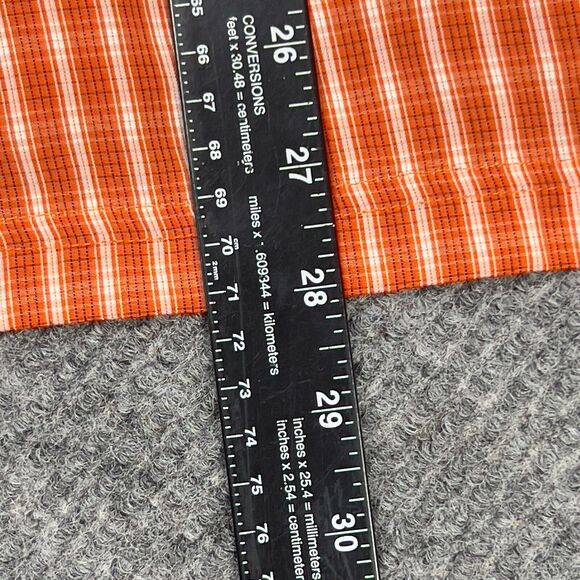 ROUTE 66 Mens Original Clothing Co. Shirt Medium‎ Red Striped Button Down SS - Picture 11 of 11